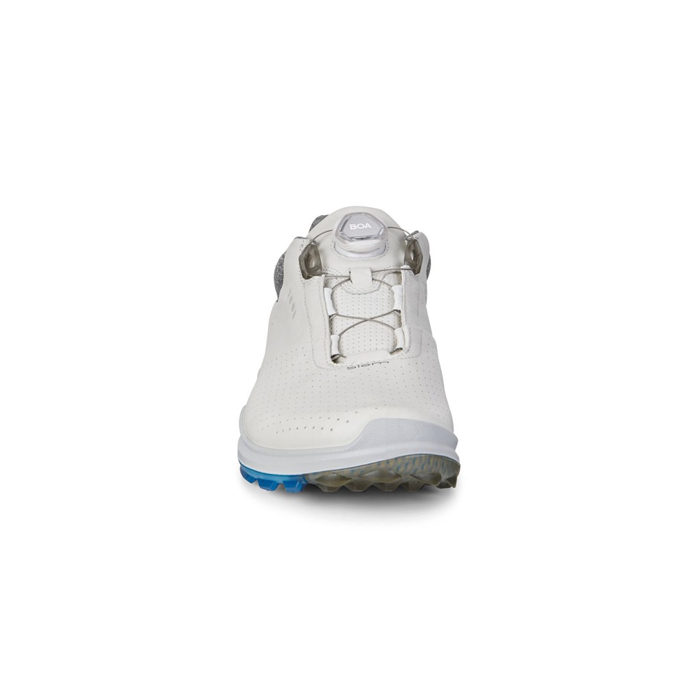 ECCO Mens Golf Shoes White - Biom Hybrid 3 Boa - KLT-460385